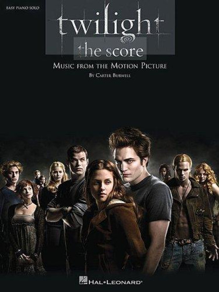 Twilight: The Scor (Easy Piano Solo) front cover by Carter Burwell, ISBN: 1423470613
