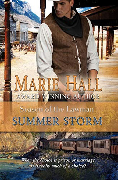 Summer Storm: A Steamy Old West Romance (1) front cover by Marie Hall, ISBN: 1645631745