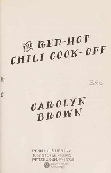 The Red-Hot Chili Cookoff front cover by Carolyn Brown, ISBN: 1402287038