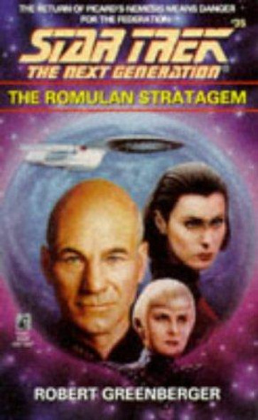 The Romulan Stratagem 35 Star Trek the Next Generation front cover by Robert Greenberger, ISBN: 0671879979