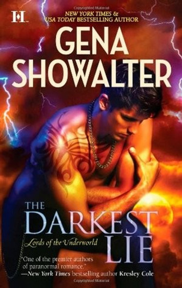 The Darkest Lie (Lords of the Underworld) front cover by Gena Showalter, ISBN: 0373774613