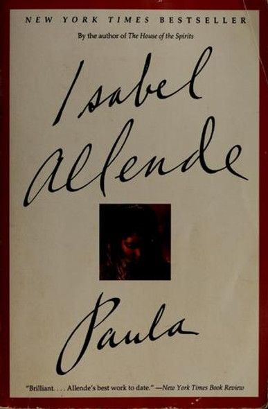 Paula front cover by Isabel Allende, ISBN: 0060172533