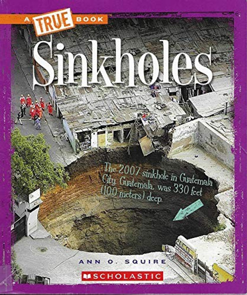 Sinkholes front cover by Ann O. Squire, ISBN: 0531237133