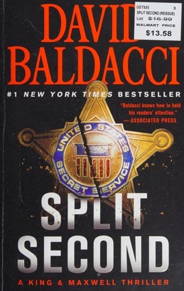 Split Second (King & Maxwell Series, 1) front cover by David Baldacci, ISBN: 1538720043