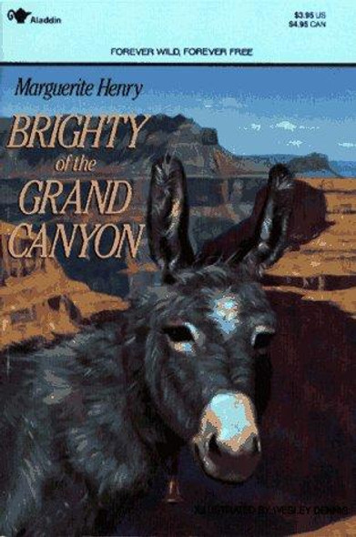 Brighty of the Grand Canyon front cover by Marguerite Henry, ISBN: 0689714858