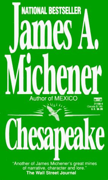 Chesapeake front cover by James A. Michener, ISBN: 0449211584