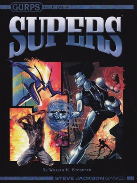 GURPS Supers (4ed) front cover by William H. Stoddard, ISBN: 1556347715