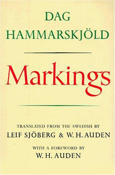 Markings front cover by Dag Hammarskjöld, ISBN: 039443532X