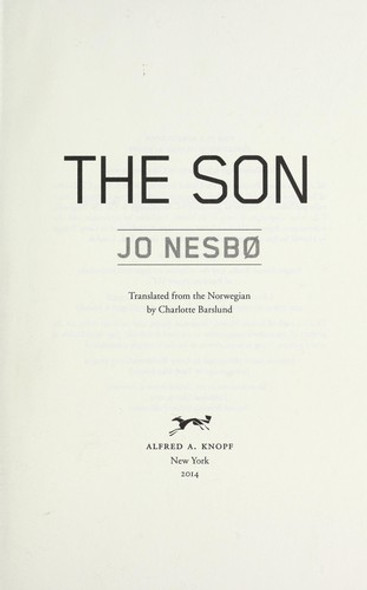 The Son: a Novel front cover by Jo Nesbo, ISBN: 0385351372