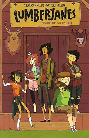 Lumberjanes Beware the Kitten Holy front cover by Grace Stevenson Noelle & Ellis, ISBN: 1608867838