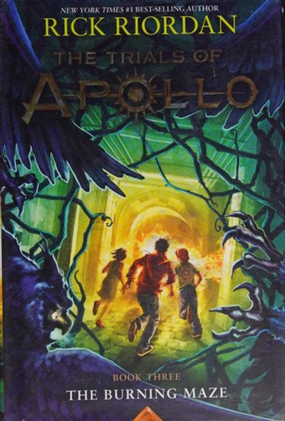 The Burning Maze 3 Trials of Apollo (Target Exclusive Edition) front cover by Rick Riordan, ISBN: 1368024106