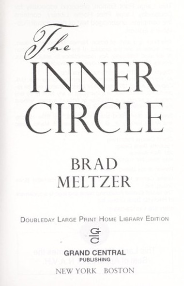 The Inner Circle front cover by Brad Meltzer, ISBN: 044661615X