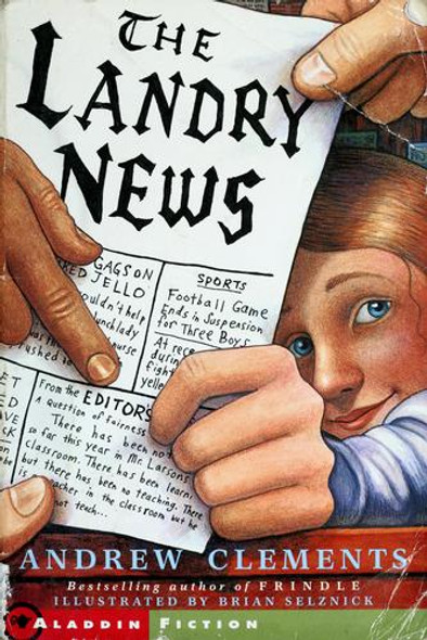 The Landry News front cover by Andrew Clements, ISBN: 0689828683
