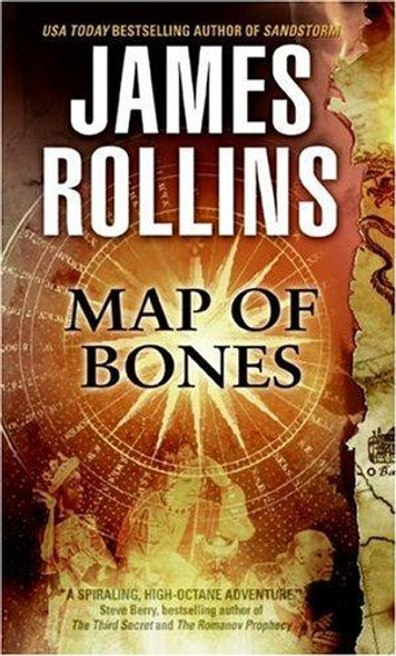 Map of Bones 2 Sigma Force front cover by James Rollins, ISBN: 0060765240