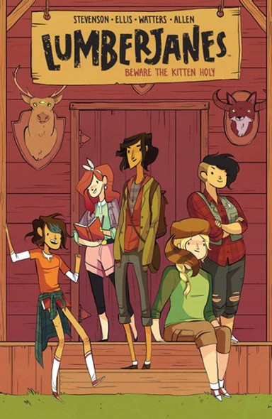 Beware the Kitten Holy 1 Lumberjanes front cover by Noelle Stevenson, Grace Ellis, ISBN: 1608866874