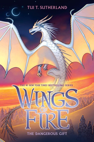 The Dangerous Gift 14 Wings of Fire front cover by Tui T. Sutherland, ISBN: 1338214543