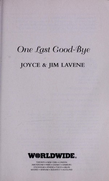 One Last Good-Bye front cover by Jim Lavene,Joyce Lavene, ISBN: 0373267398