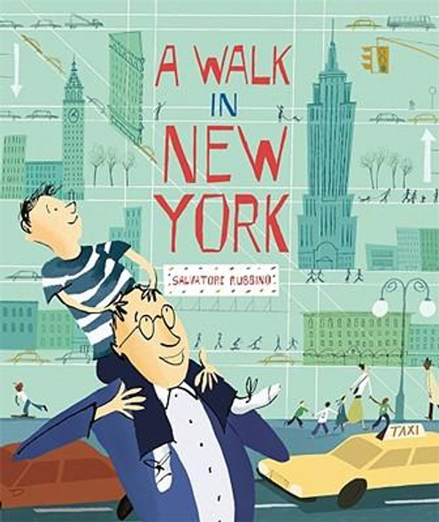 A Walk in New York front cover by Salvatore Rubbino, ISBN: 0763638552