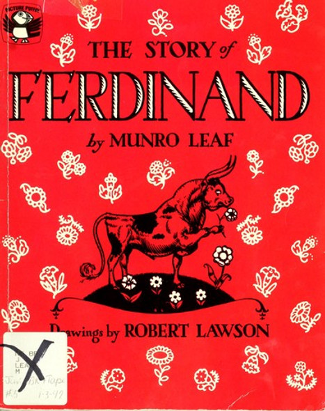The Story of Ferdinand front cover by Munro Leaf, ISBN: 0140502343