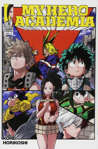 My Hero Academia, Vol. 8 front cover by Kohei Horikoshi, ISBN: 1421591677