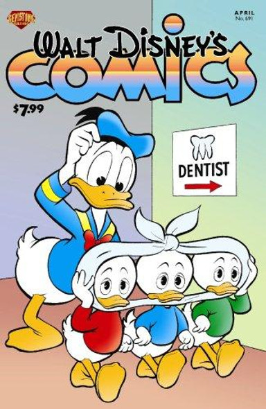 Walt Disney's Comics And Stories #691 front cover by Robert Klein,Pat McGreal,Carol McGreal,Carl Fallberg,Carl Barks,Xavi Vives Mateu,Jan Gulbransson,Tony Strobl,Paul Murry, ISBN: 1603600264