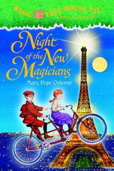 Night of the New Magicians 35 Magic Tree House front cover by Mary Pope Osborne, ISBN: 0375830359