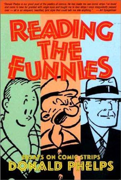 Reading the Funnies front cover by Donald Phelps, ISBN: 1560973684