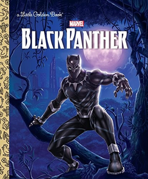 Black Panther Little Golden Book (Marvel: Black Panther) front cover by Frank Berrios, ISBN: 1524763888