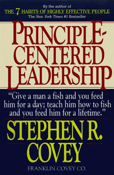 Principle Centered Leadership front cover by Stephen R. Covey, ISBN: 0671792806