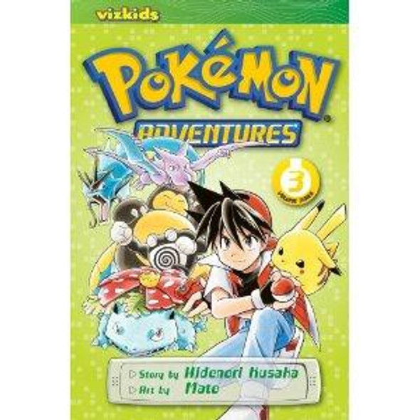 Pokemon Adventures 3 front cover by Hidenori Kusaka, ISBN: 1421530562