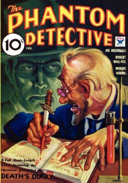 Phantom Detective February 1934 (Adventure House Presents - Facsmile) front cover by Robert Wallace, ISBN: 1597980889