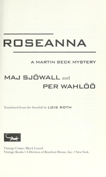 Roseanna 1 Martin Beck front cover by Maj Sjöwall, Per Wahlöö, ISBN: 0307390462