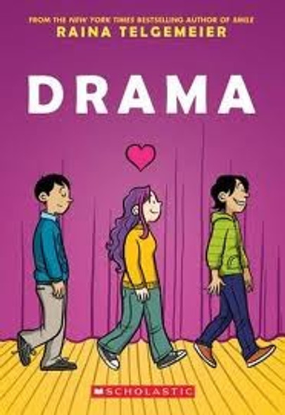 Drama front cover by Telgemeier, Raina, ISBN: 0545326990