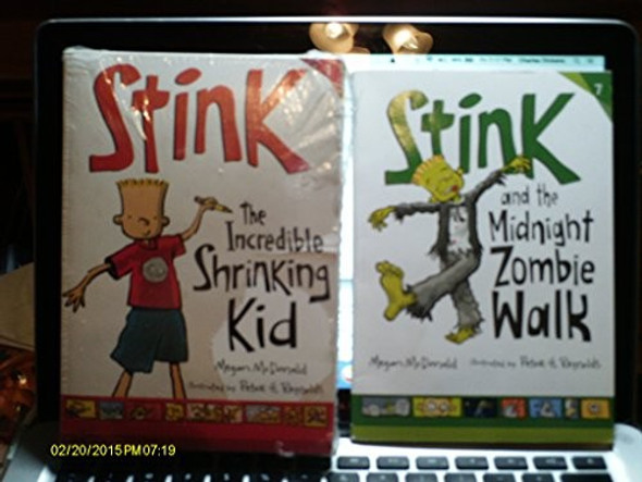 Stink and the Midnight Zombie Walk front cover by Megan McDonald, ISBN: 054563444X