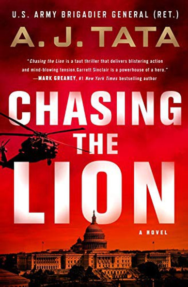 Chasing the Lion 1 Garrett Sinclair front cover by A. J. Tata, ISBN: 1250270480