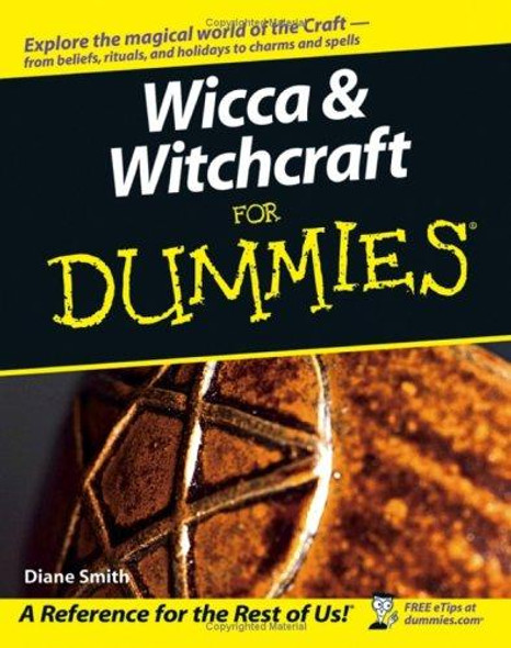 Wicca and Witchcraft For Dummies front cover by Diane Smith, ISBN: 0764578340