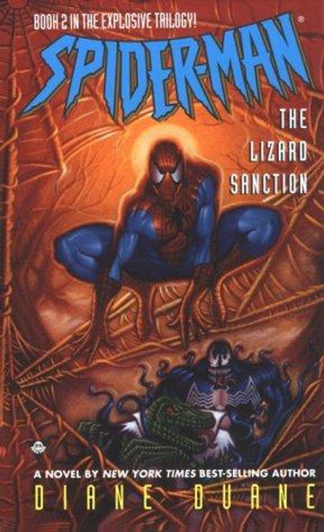 Spider-Man: The Lizard Sanction front cover by Diane Duane, Scott Koblish, ISBN: 1572971487