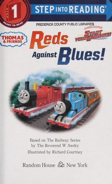 Reds Against Blues! (Thomas & Friends) (Step into Reading) front cover by Random House, ISBN: 1101932848