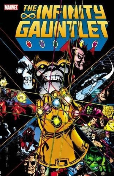 Infinity Gauntlet front cover by Jim Starlin, ISBN: 0785156593