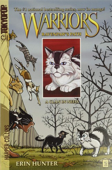 A Clan in Need 2 Warriors: Ravenpaw's Path front cover by Erin Hunter,Dan Jolley, ISBN: 0061688665