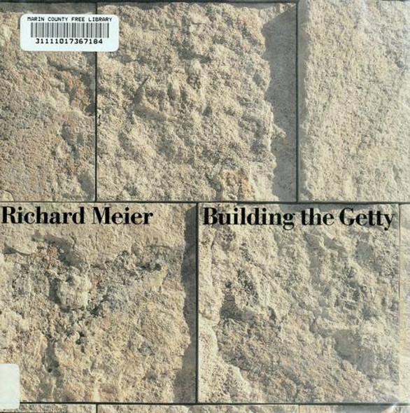 Building the Getty front cover by Richard Meier, ISBN: 0375400435