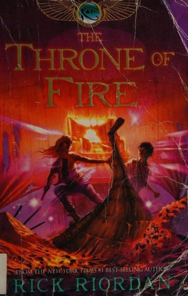 The Throne of Fire 2 Kane Chronicles front cover by Rick Riordan, ISBN: 1423142012