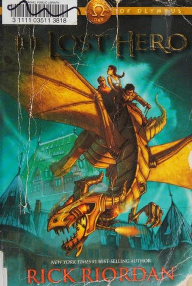 The Lost Hero 1 Heroes of Olympus front cover by Rick Riordan, ISBN: 1423113462