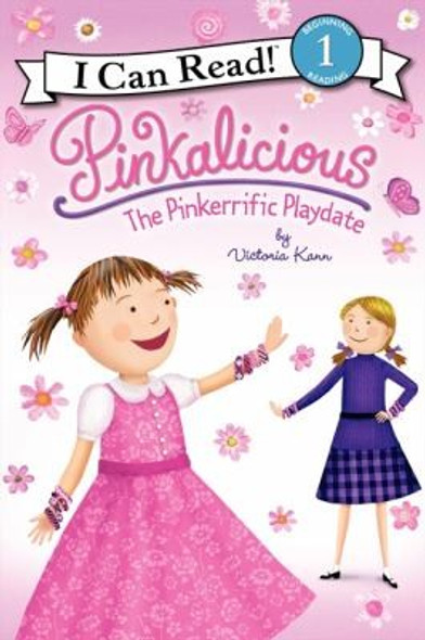 Pinkalicious: The Pinkerrific Playdate (I Can Read Book 1) front cover by Victoria Kann, ISBN: 0061928836