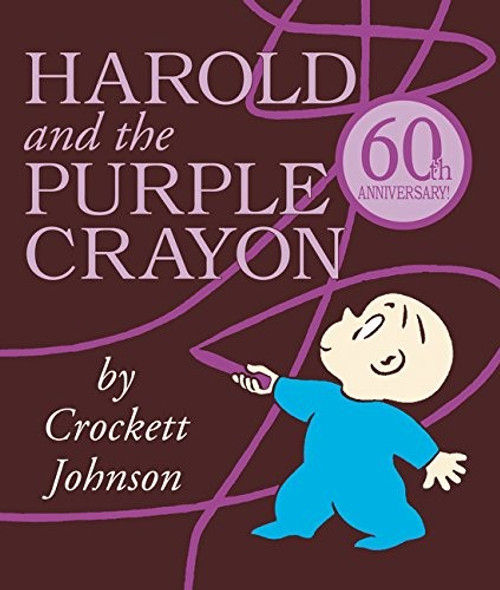 Harold and the Purple Crayon Board Book front cover by Crockett Johnson, ISBN: 0062086529