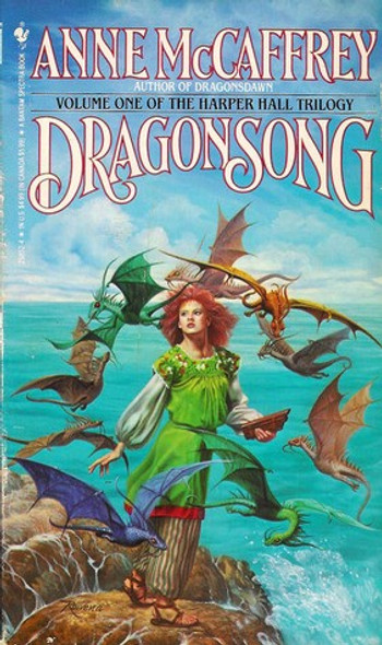 Dragonsong 1 Harper Hall front cover by Anne McCaffrey, ISBN: 0553120441