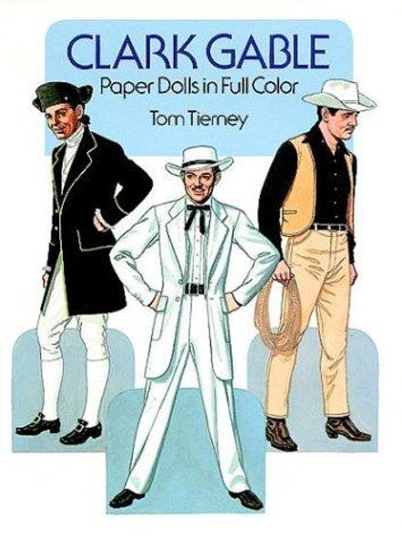 Clark Gable Paper Dolls in Full Color front cover, ISBN: 0486252345