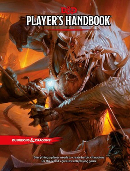 Player's Handbook 5th (D&D Core Rulebook) front cover by Wizards Rpg Team, ISBN: 0786965606