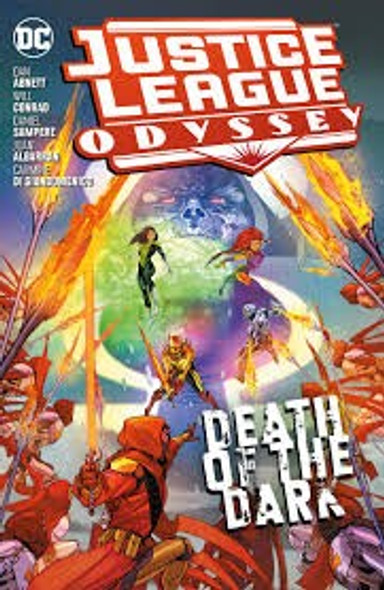 Justice League Odyssey 2: Deat of the Dark front cover by Dan Abnett, ISBN: 1401295061