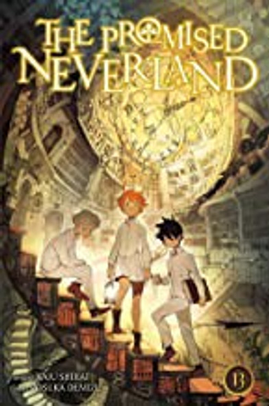 The Promised Neverland, Vol. 13 (13) front cover by Kaiu Shirai, ISBN: 1974708896